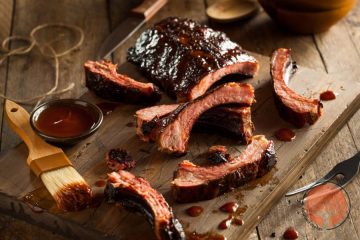 Pork Pre-Cooked Spare Ribs BBQ Marinated