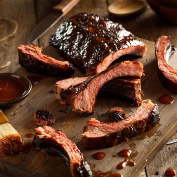 Pork Pre-Cooked Spare Ribs BBQ Marinated (1kg)