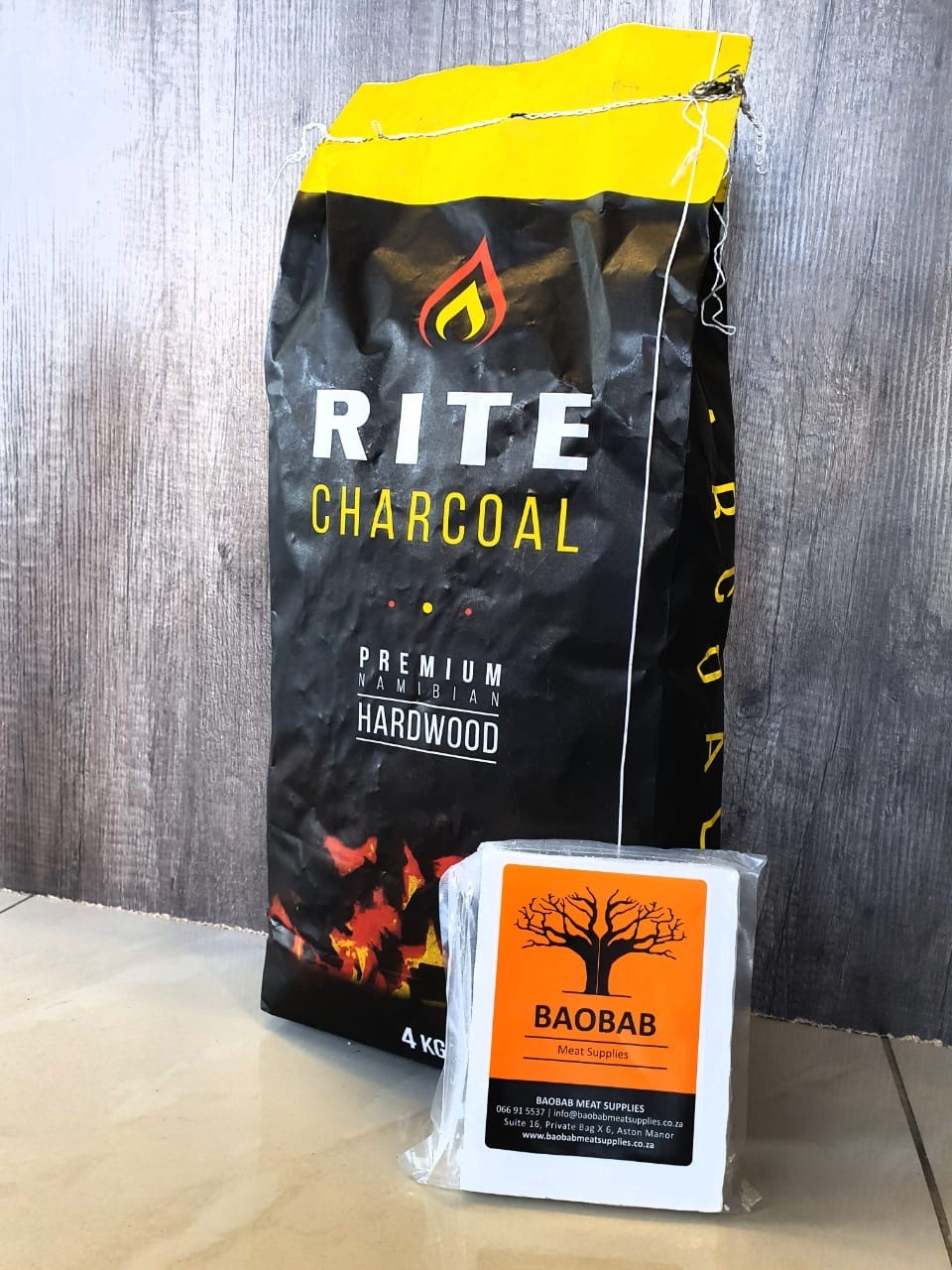 Charcoal 4kg and Firelighter Combo